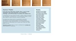 Desktop Screenshot of harborpallet.com